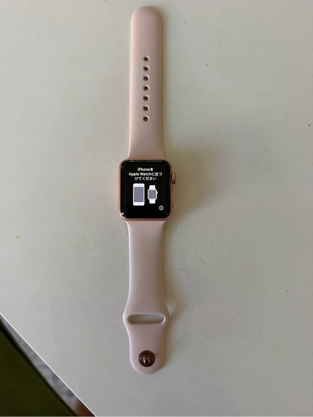 Apple Watch Series 3  38 mm with Pink Sport Band - Pink